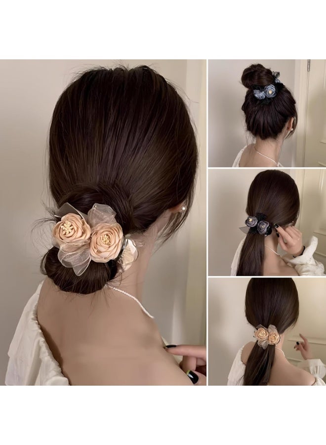 ChicAbode Hair Bun Maker Clips 3 PCS, Double Layer Hair Clips for Women,Claw Clip for Thick Hair and Thin Hair Strong Hold Jaw Clips,Ganchos Para El Cabello,Pinzas Para El Cabello - Image 5